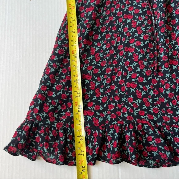 Reformation Sz 0 Strap Feminine Floral Mabel Rose Mini Dress NWOT - Picture 6 of 11